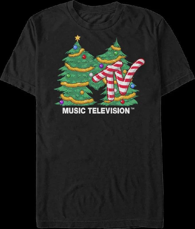 Christmas Tree Logo MTV T-Shirt