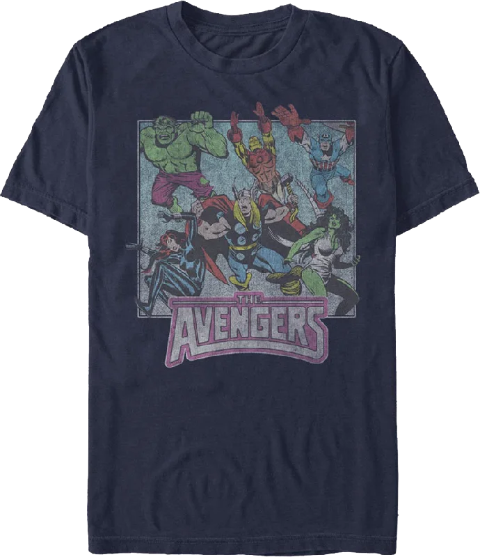 The Avengers Earth's Mightiest Heroes Marvel Comics T-Shirt