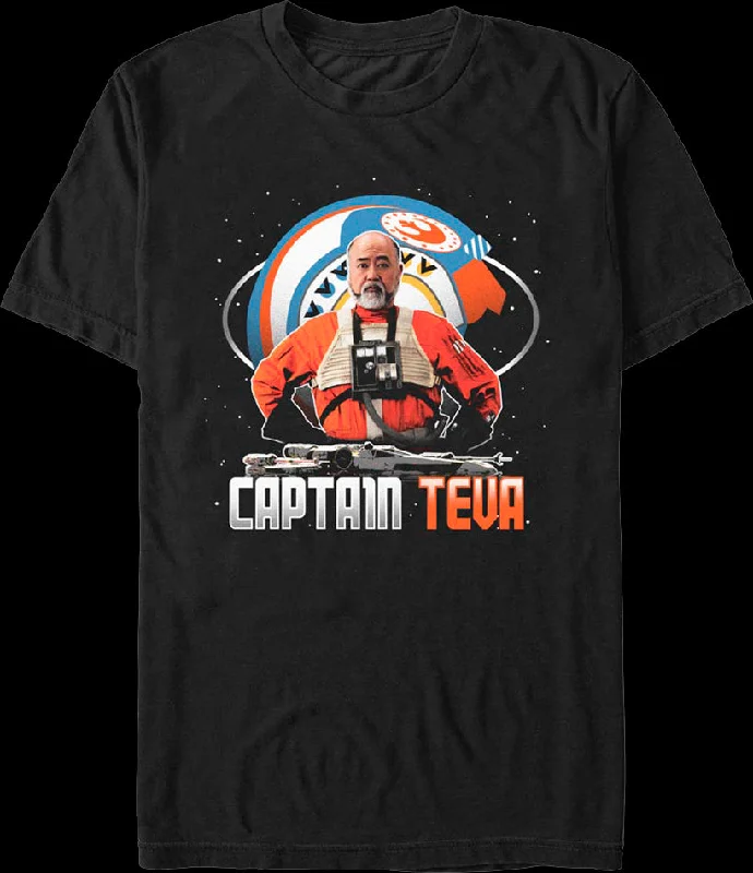 Captain Teva The Mandalorian Star Wars T-Shirt