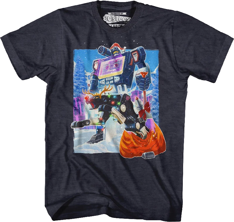 Soundwave Santa Claus Transformers T-Shirt