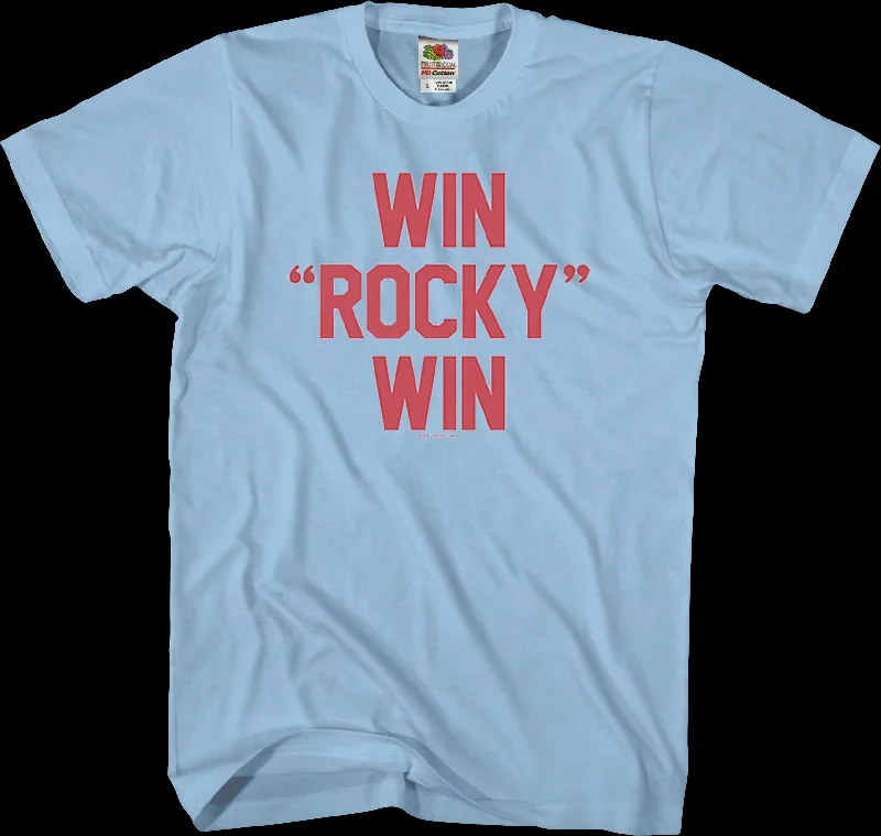 Blue Win Rocky Win T-Shirt