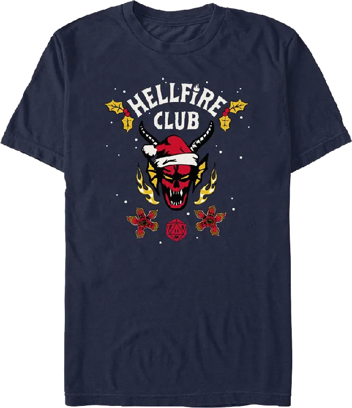 Hellfire Club Christmas Logo Stranger Things T-Shirt