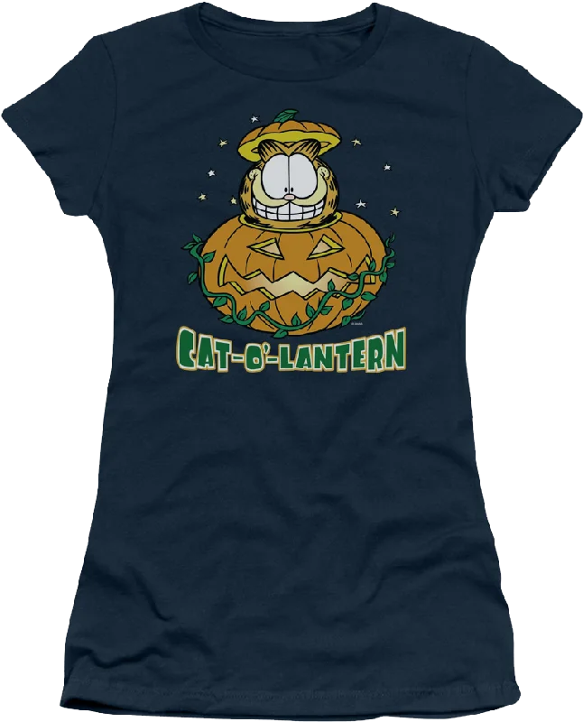 Ladies Cat-O'-Lantern Garfield Shirt