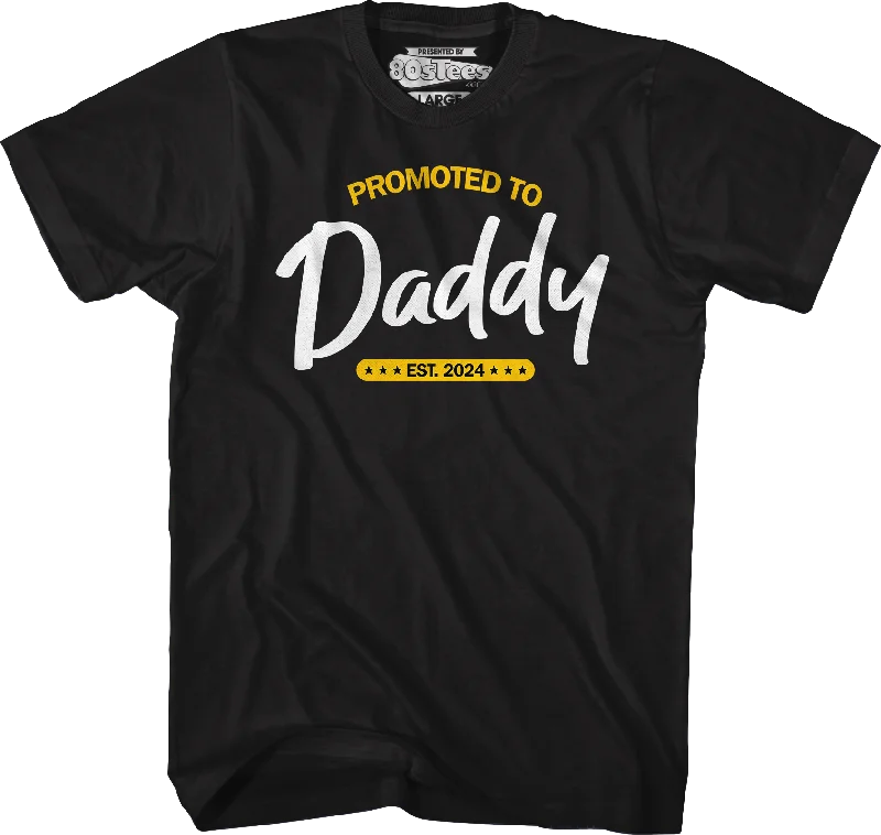 Promoted To Daddy Est. 2024 T-Shirt