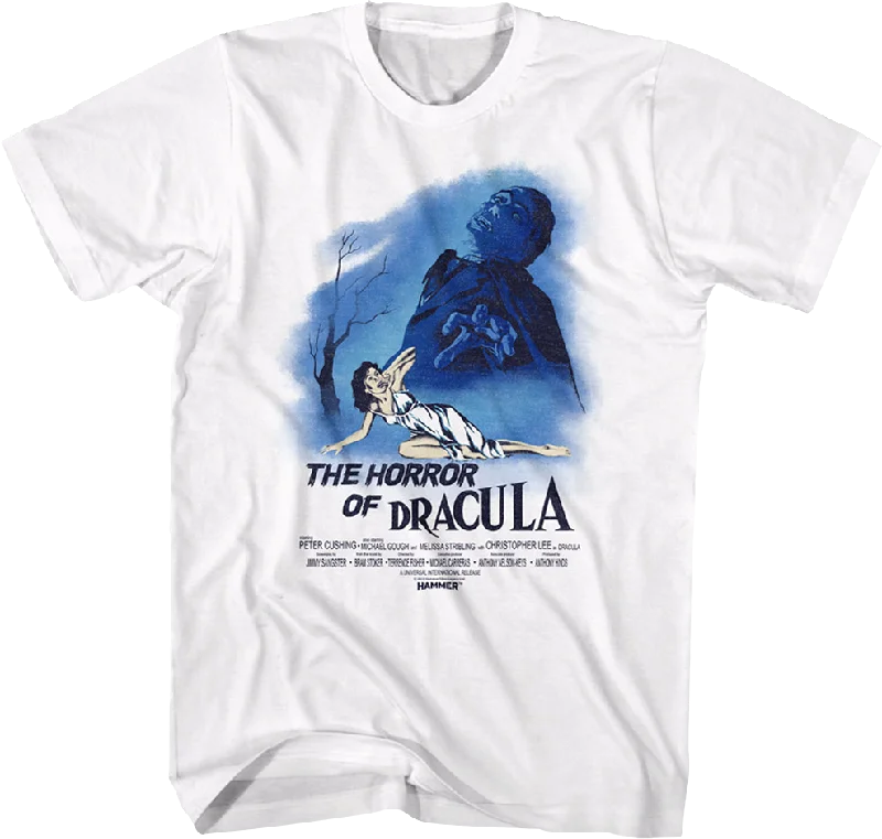 The Horror Of Dracula Classic Poster Hammer Films T-Shirt