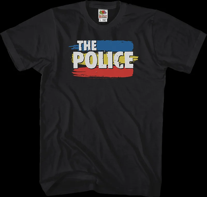 Stripe Logo The Police T-Shirt