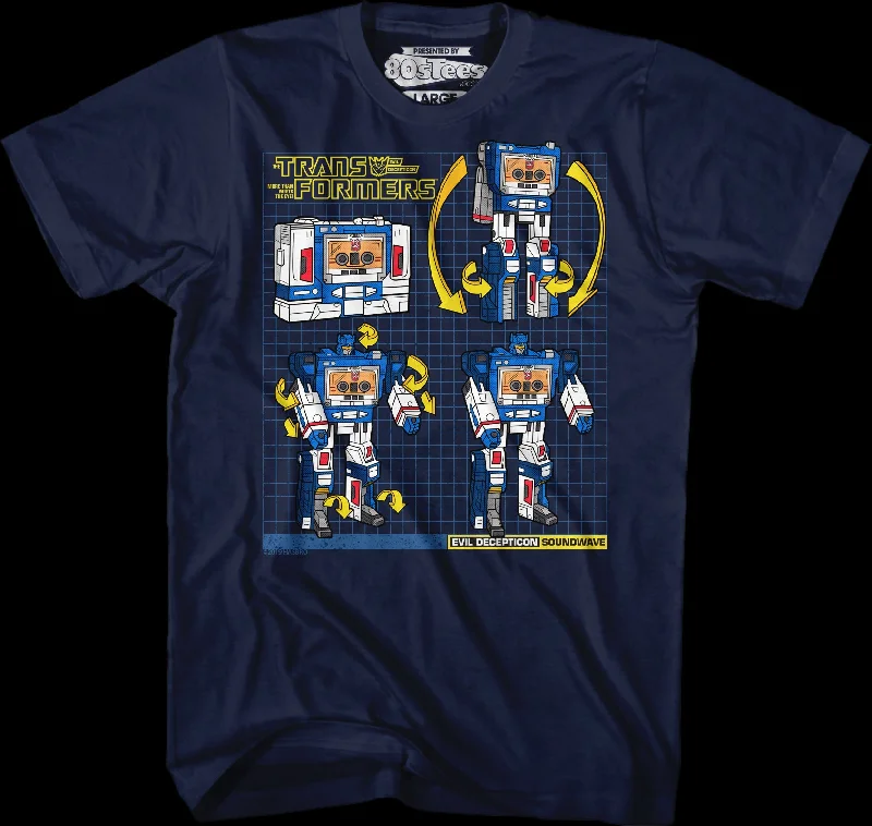 Soundwave Modes Transformers T-Shirt