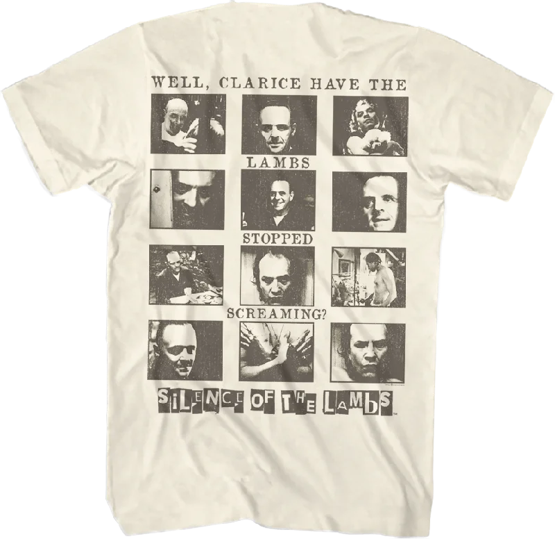 Front & Back Collage Silence of the Lambs T-Shirt