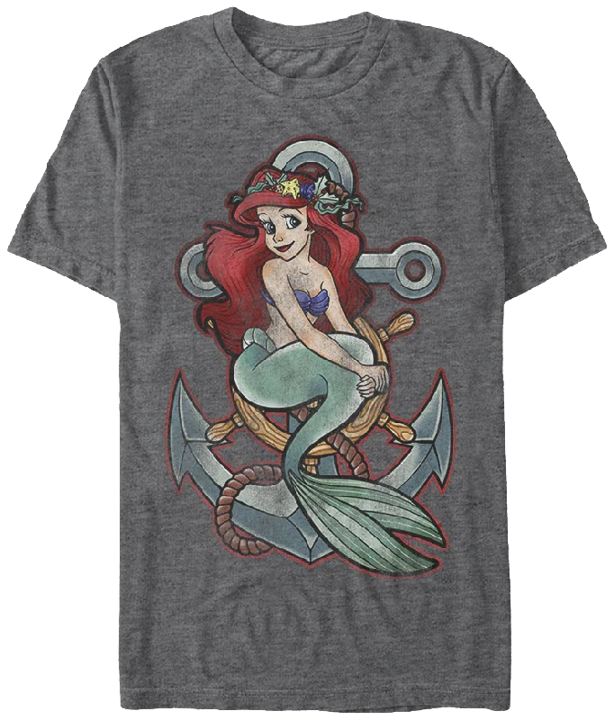 Anchor Little Mermaid T-Shirt