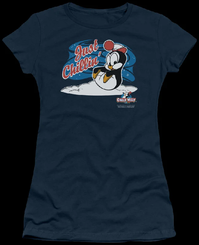 Ladies Just Chillin Chilly Willy Shirt