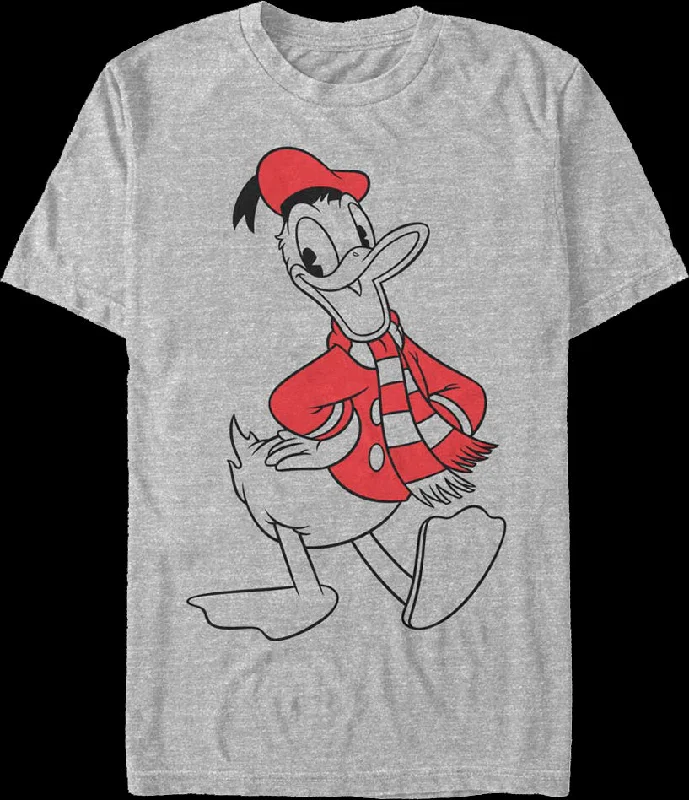 Vintage Winter Donald Duck Disney T-Shirt