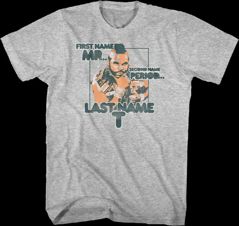 Spell Check Mr. T Shirt