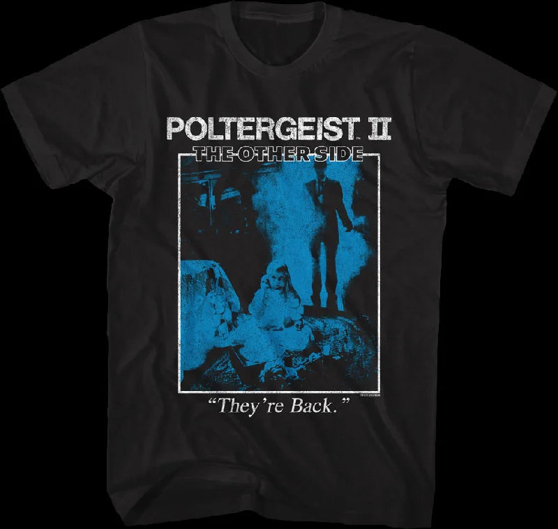 Vintage They're Back Poster Poltergeist II T-Shirt