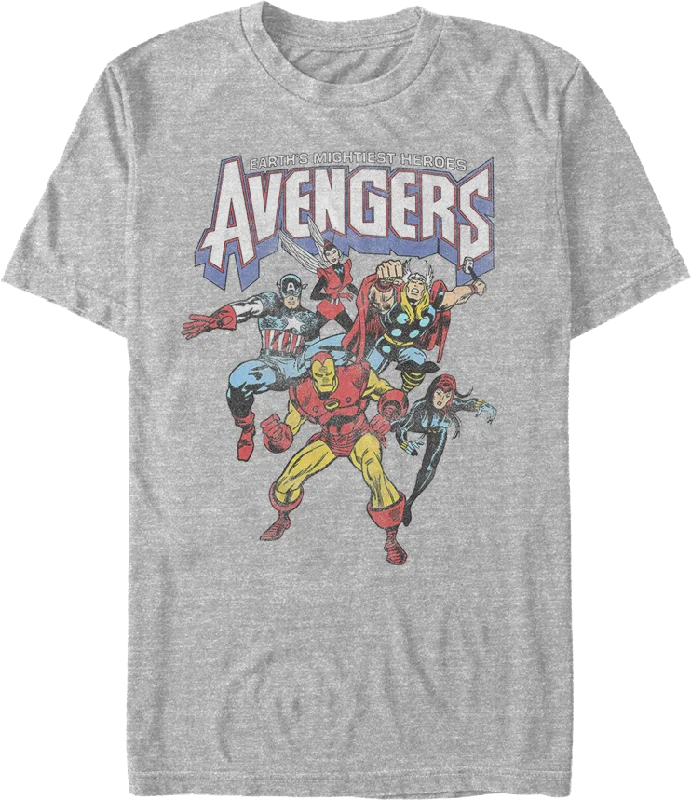 Earth's Mightiest Heroes Avengers Marvel Comics T-Shirt