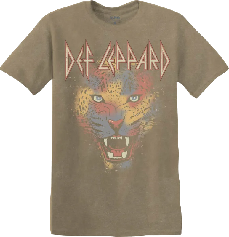 Painted Leopard Def Leppard T-Shirt