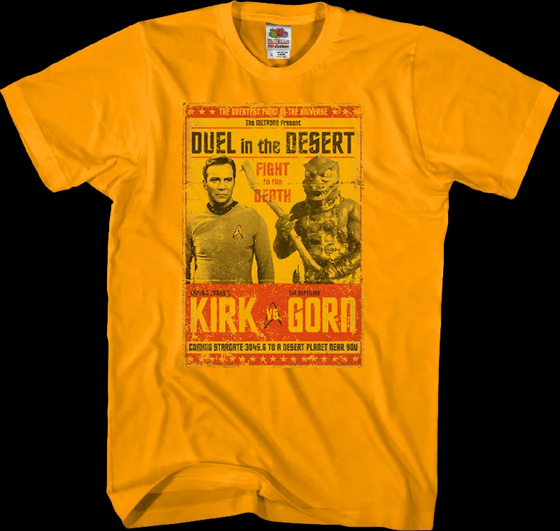 Kirk vs Gorn Star Trek T-Shirt