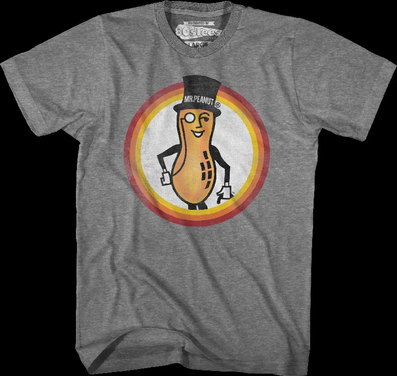 Vintage Mr. Peanut Circle Planters T-Shirt