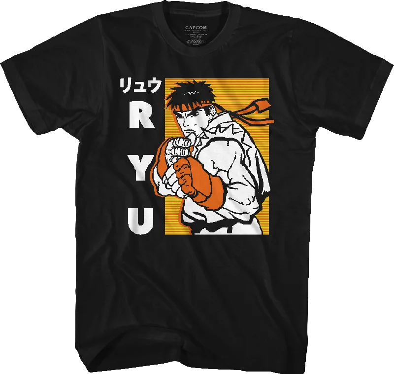 Ryu Japanese Street Fighter T-Shirt