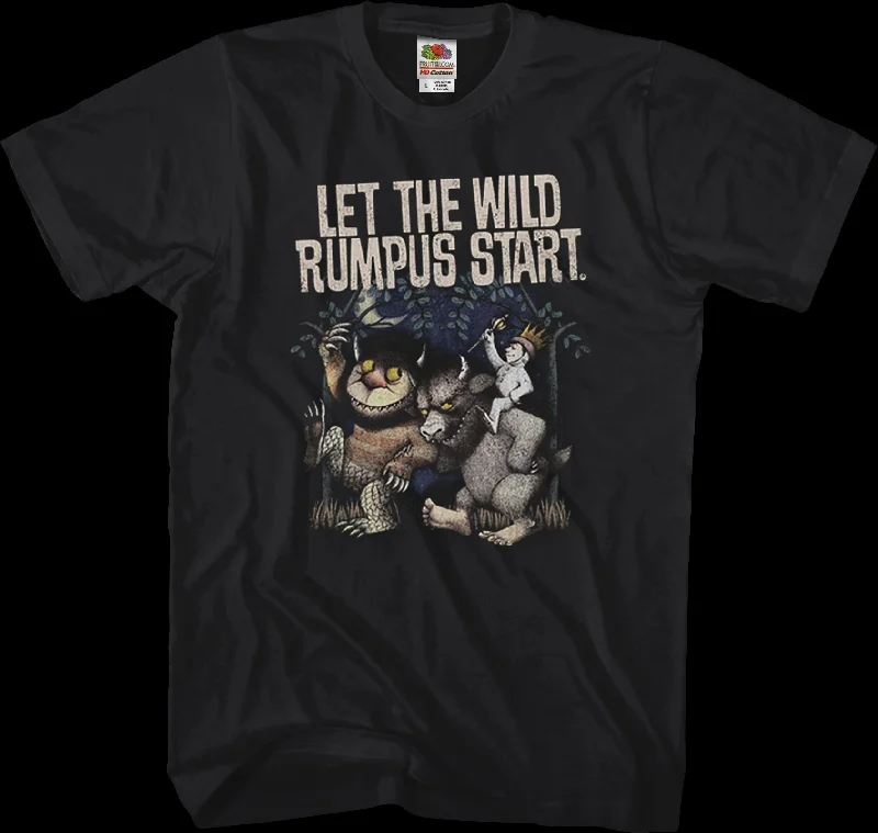 Let The Wild Rumpus Start Where The Wild Things Are T-Shirt