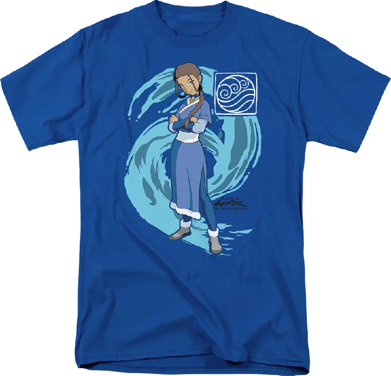 Katara Water Wave Avatar The Last Airbender T-Shirt