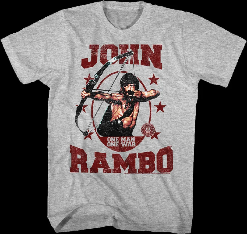 One Man One War Rambo T-Shirt