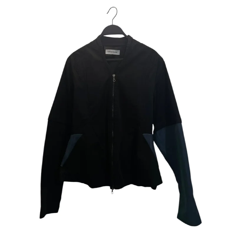 Kiko Kostadinov/Jacket/48/BLK/THIN EMBROIDERED WITH BLUE SLE