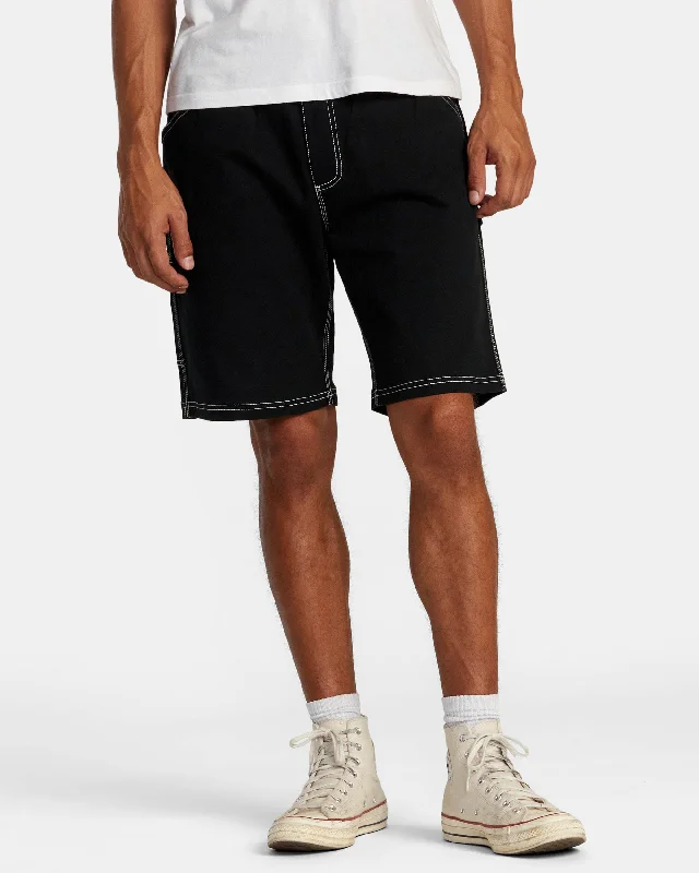 Americana 17" Carpenter Shorts - Black