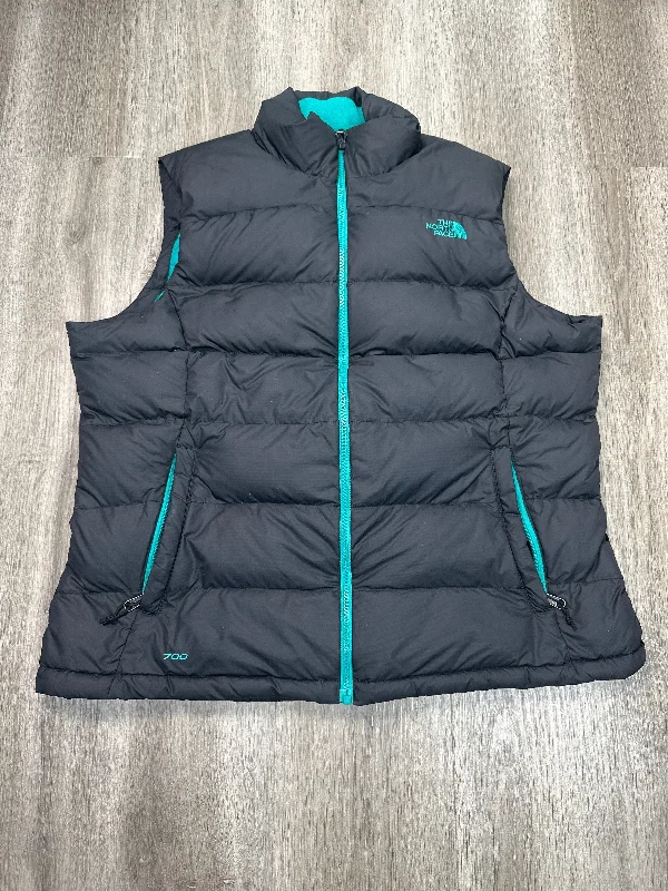 Vest Puffer & Quilted By The North Face In Black, Size: Xl