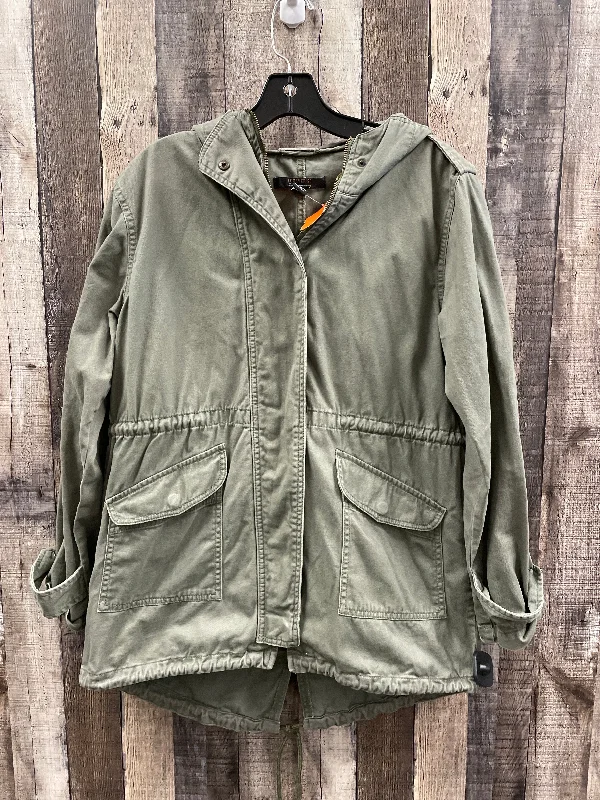 Jacket Denim By Forever 21 In Green, Size: M