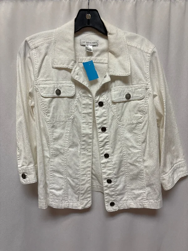 Jacket Other By Christopher And Banks In White, Size: S