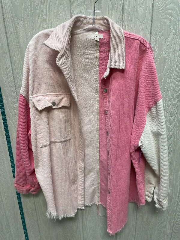 Jacket Other By Pol In Pink, Size: M