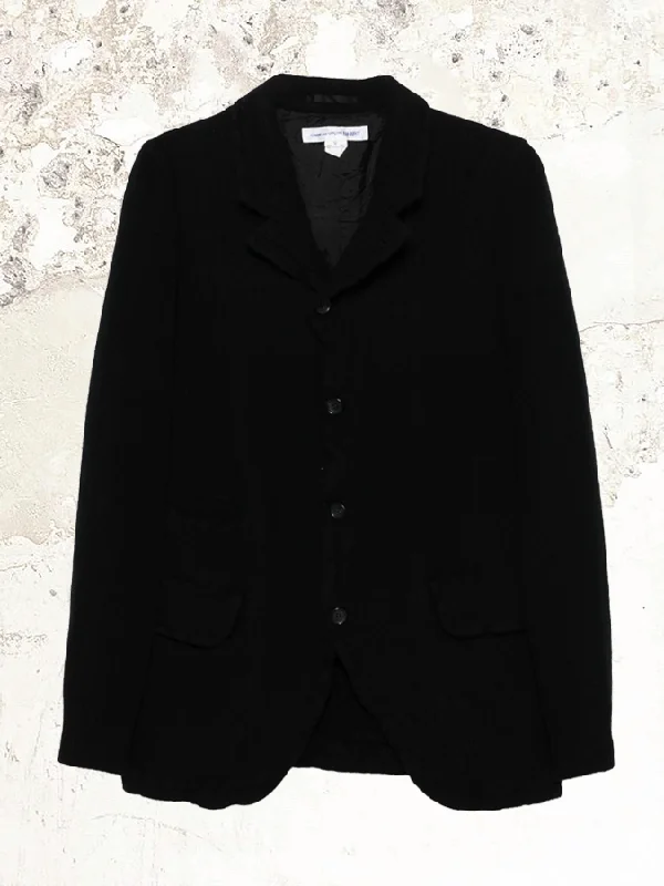 Comme Des Garçons Shirt knitted wool blazer