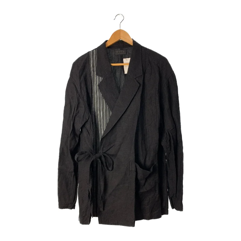 s'yte/Jacket/2/Black/Linen/UI-J35-807