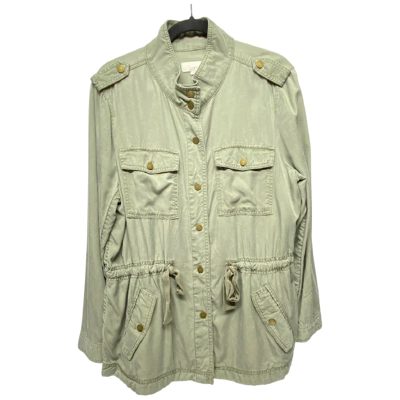 Jacket Utility By Loft In Green, Size: L