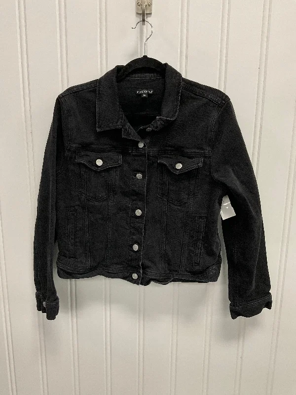 Jacket Denim By J. Crew In Black, Size: Xl