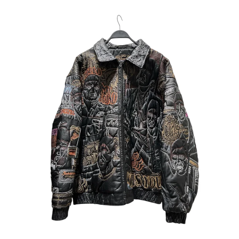 Pelle Pelle/Jacket/XXXXL/Leather/BLK/All Over Print/SCARFACE