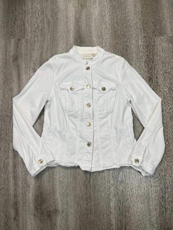 Jacket Other By Chicos In White, Size: S