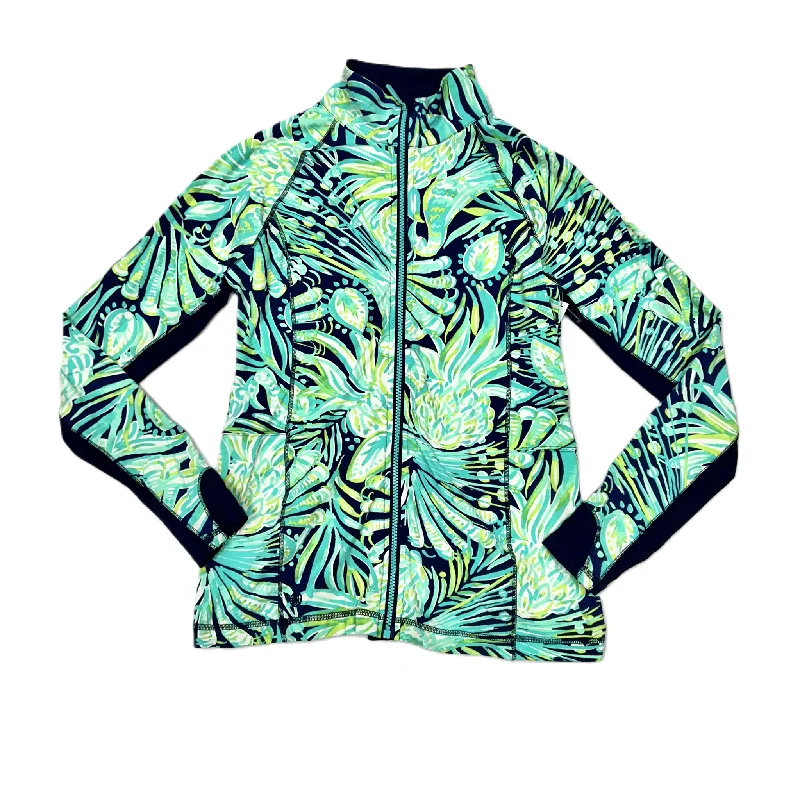 Blue & Green Jacket Designer By Lilly Pulitzer, Size: S