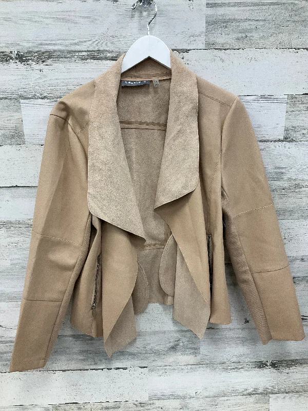 Jacket Other By Clothes Mentor In Tan, Size: 1x