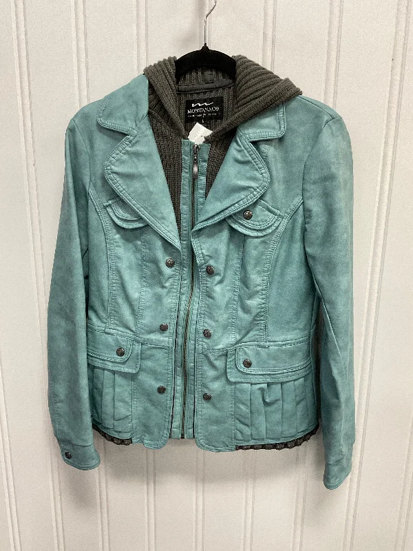 Jacket Other By Clothes Mentor In Blue & Grey, Size:S