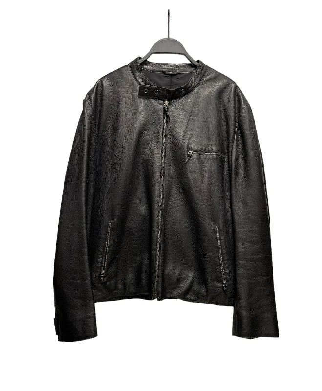 BOTTEGA VENETA/Leather Jkt/52/Leather/BLK/