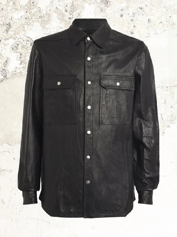 Rick Owens Leather outshirt jacket