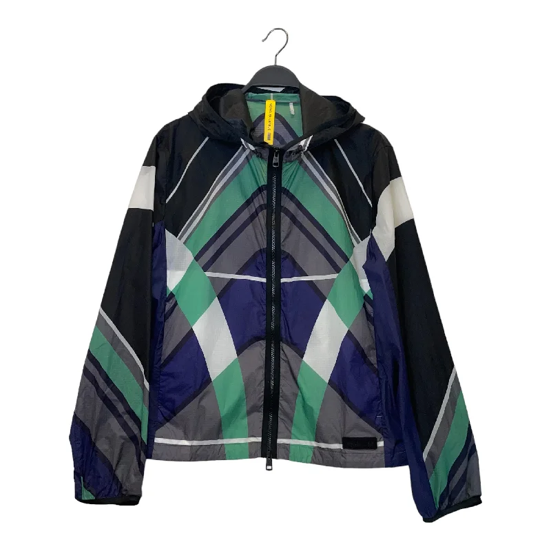 MONCLER/CRAIG GREEN/Windbreaker/2/Nylon/MLT/All Over Print/square and stripe pattern