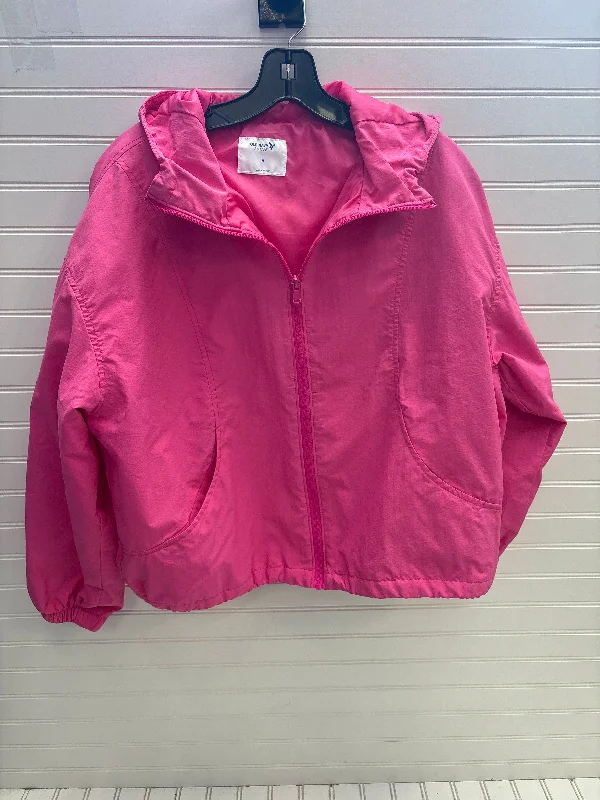 Jacket Windbreaker By Old Navy In Pink, Size: M