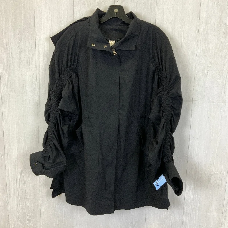 Jacket Windbreaker By Fabletics In Black, Size: S