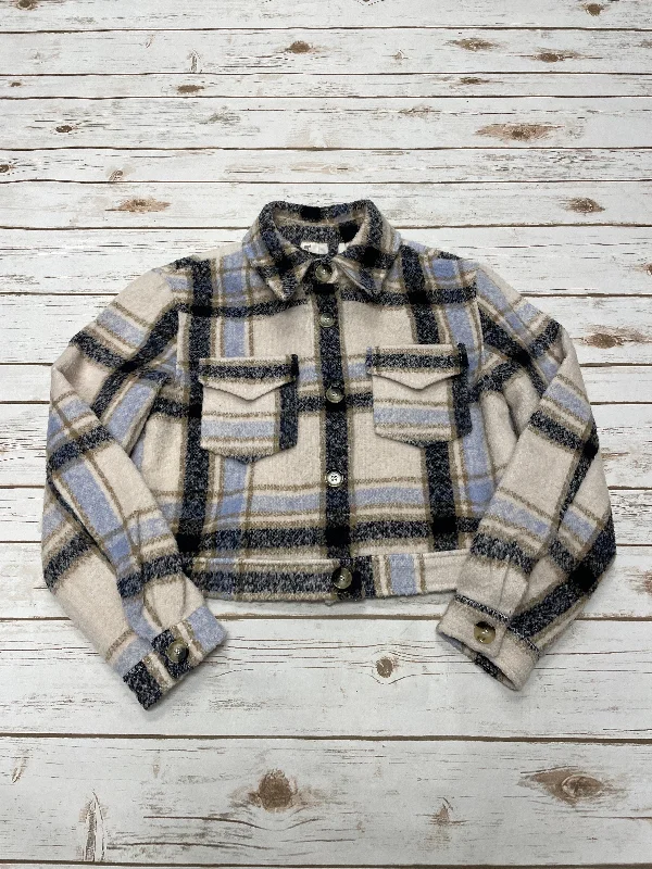 Jacket Other By Altard State In Plaid Pattern, Size: M