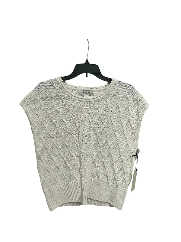 Vest Sweater By Rachel Zoe In Cream, Size: L