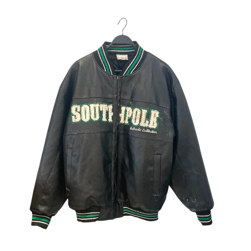 SOUTH POLE/Leather Jkt/L/Leather/BLK/