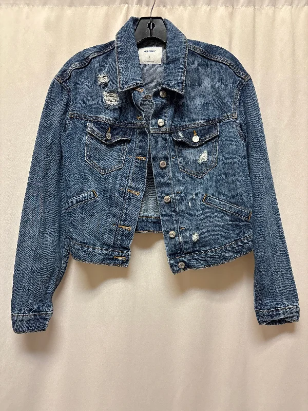 Jacket Denim By Old Navy In Blue Denim, Size: S