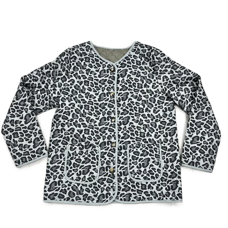 Jacket Puffer & Quilted In Animal Print, Size: M